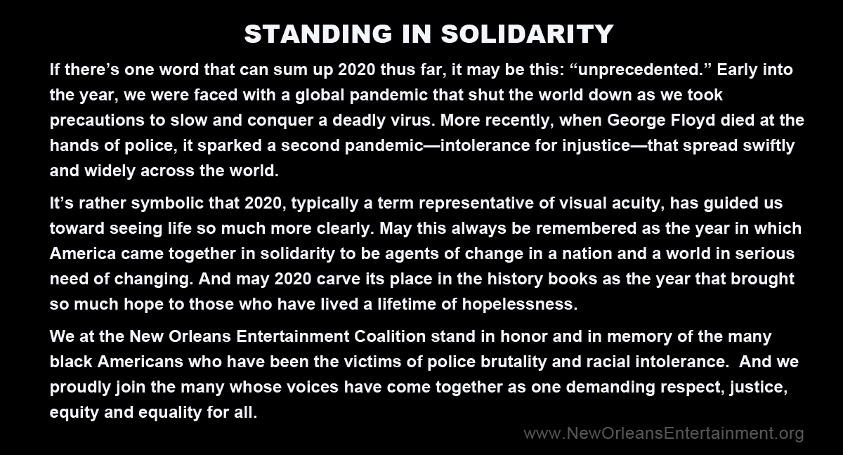 standing in solidarity