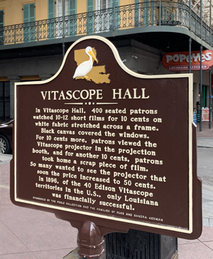 Vitascope Hall marker